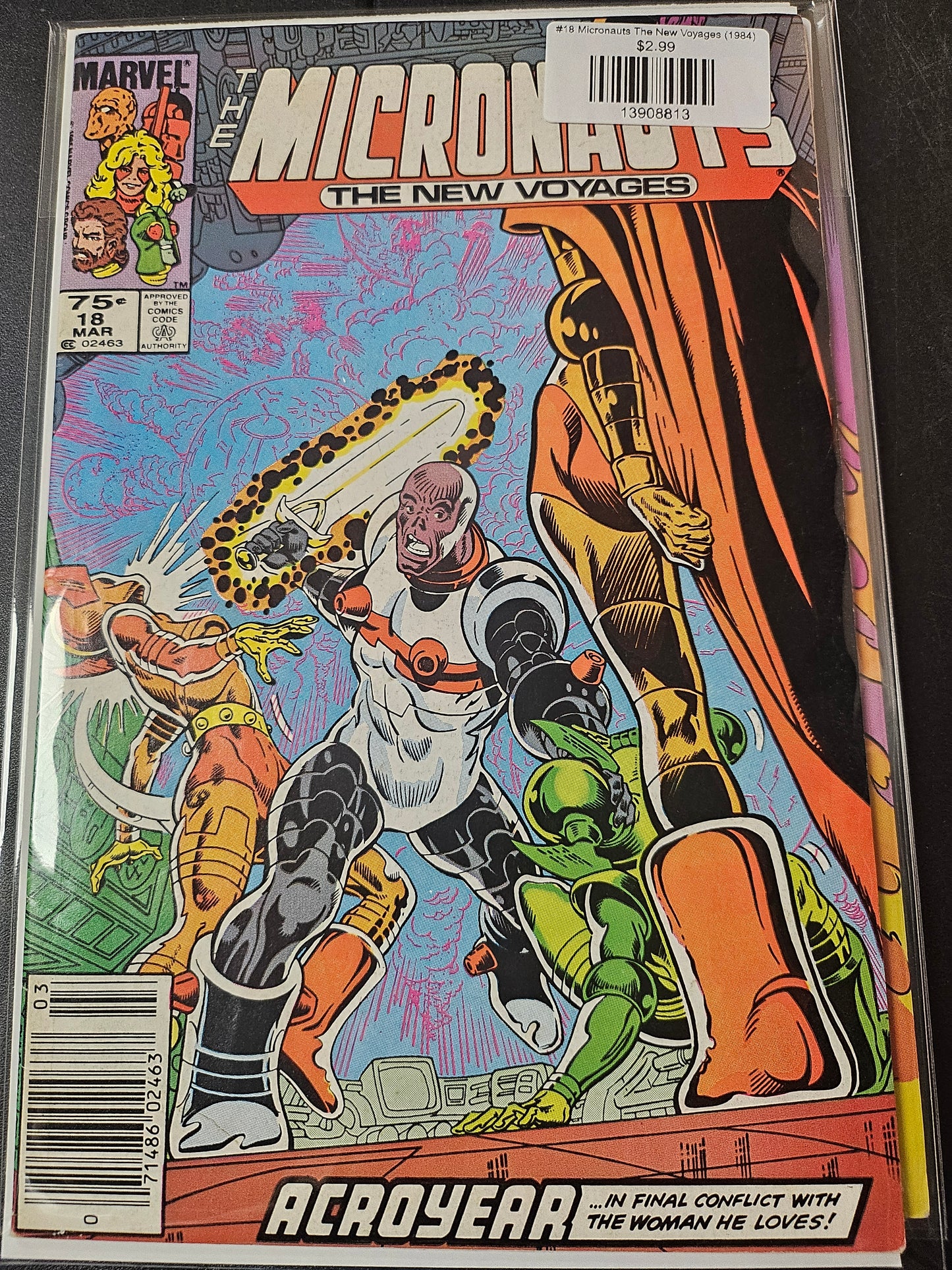 #18 Micronauts The New Voyages (1984)
