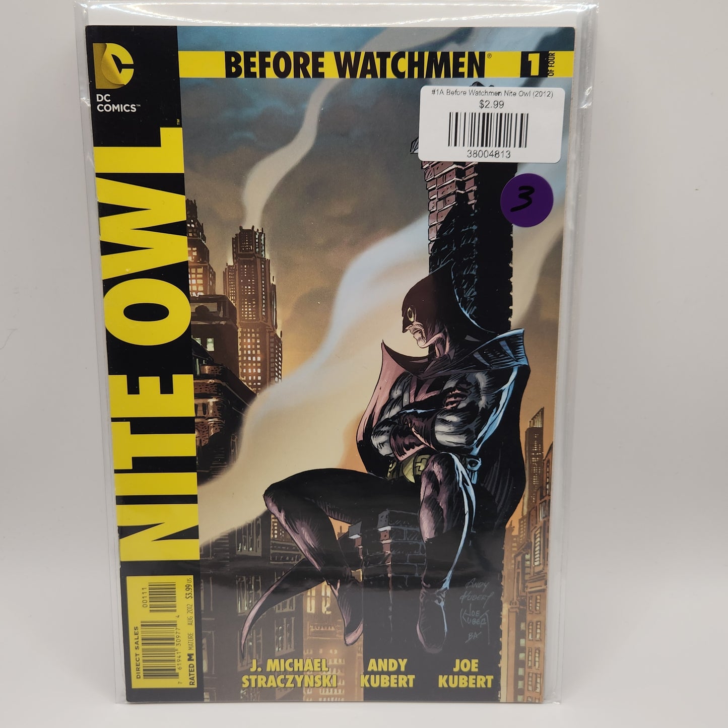 #1A Before Watchmen Nite Owl (2012)