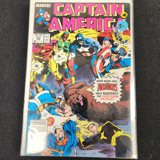 100.102 – #352 – Captain America 1988