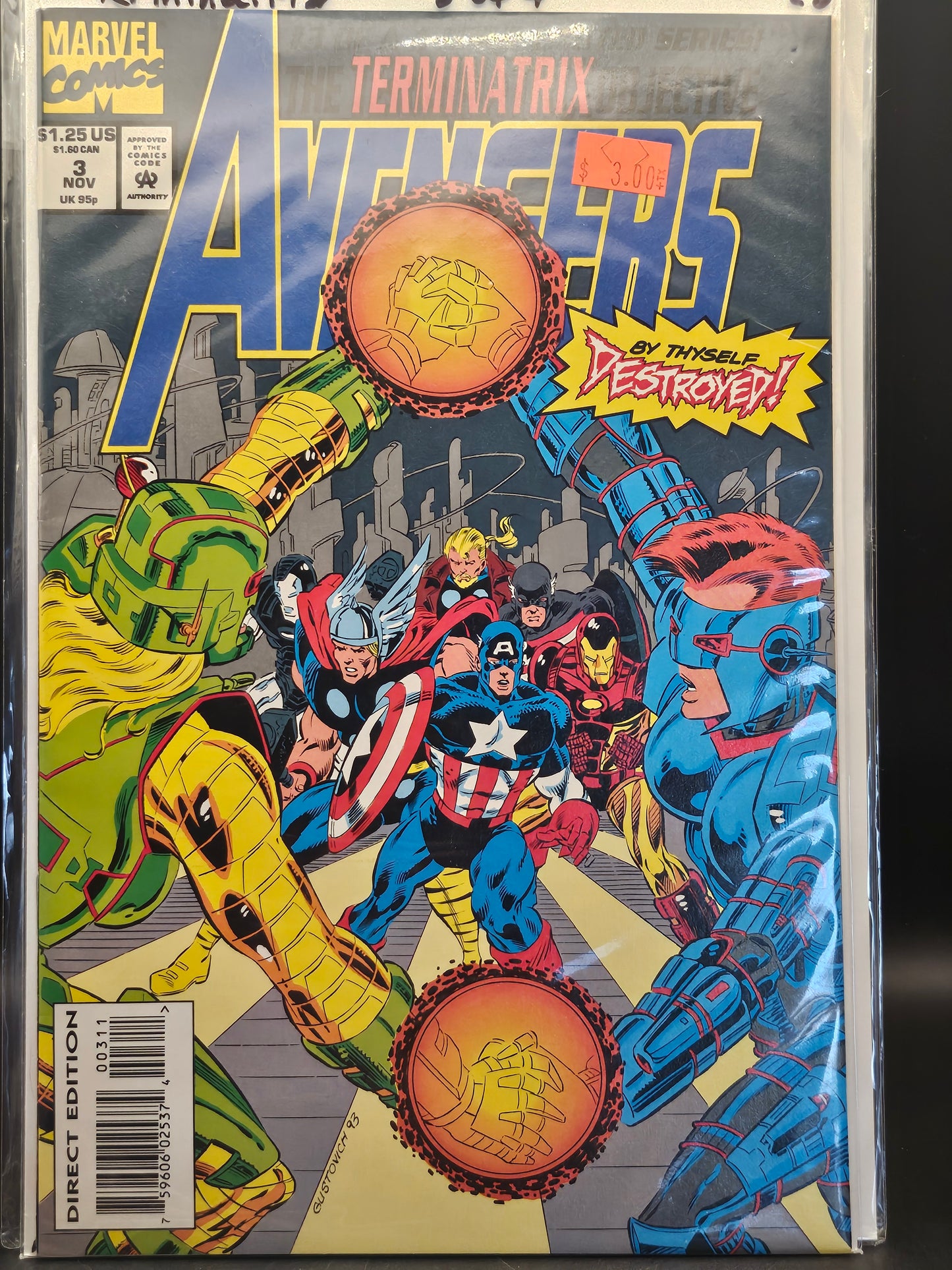 #1-4 Avengers The Terminatrix Objective (1993)