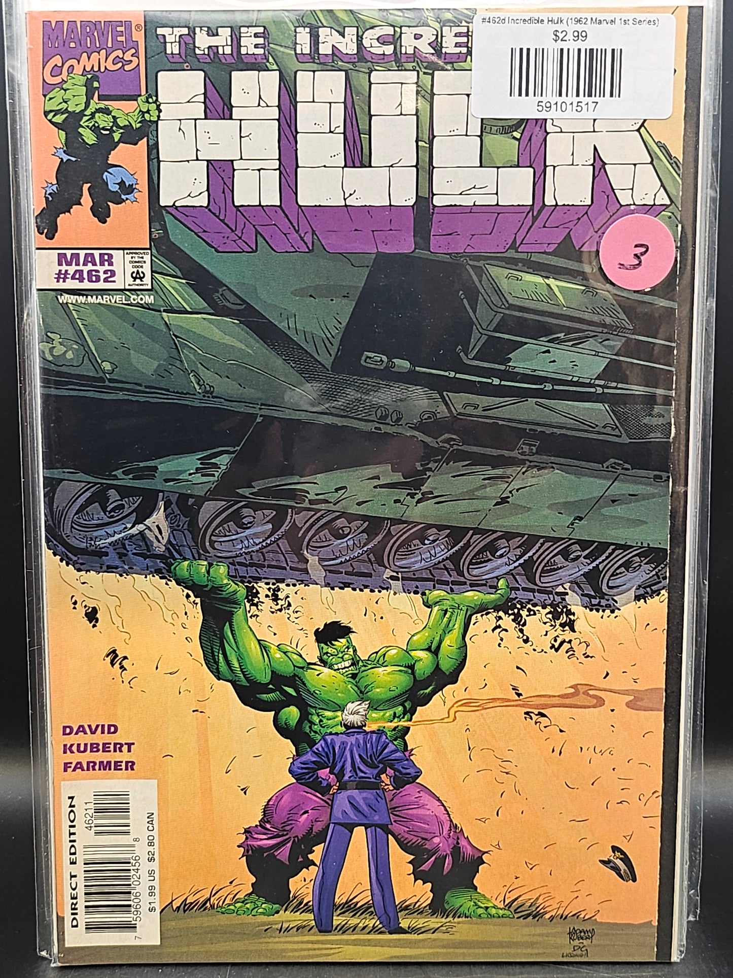 #462d Incredible Hulk (1962 Marvel 1st Series)