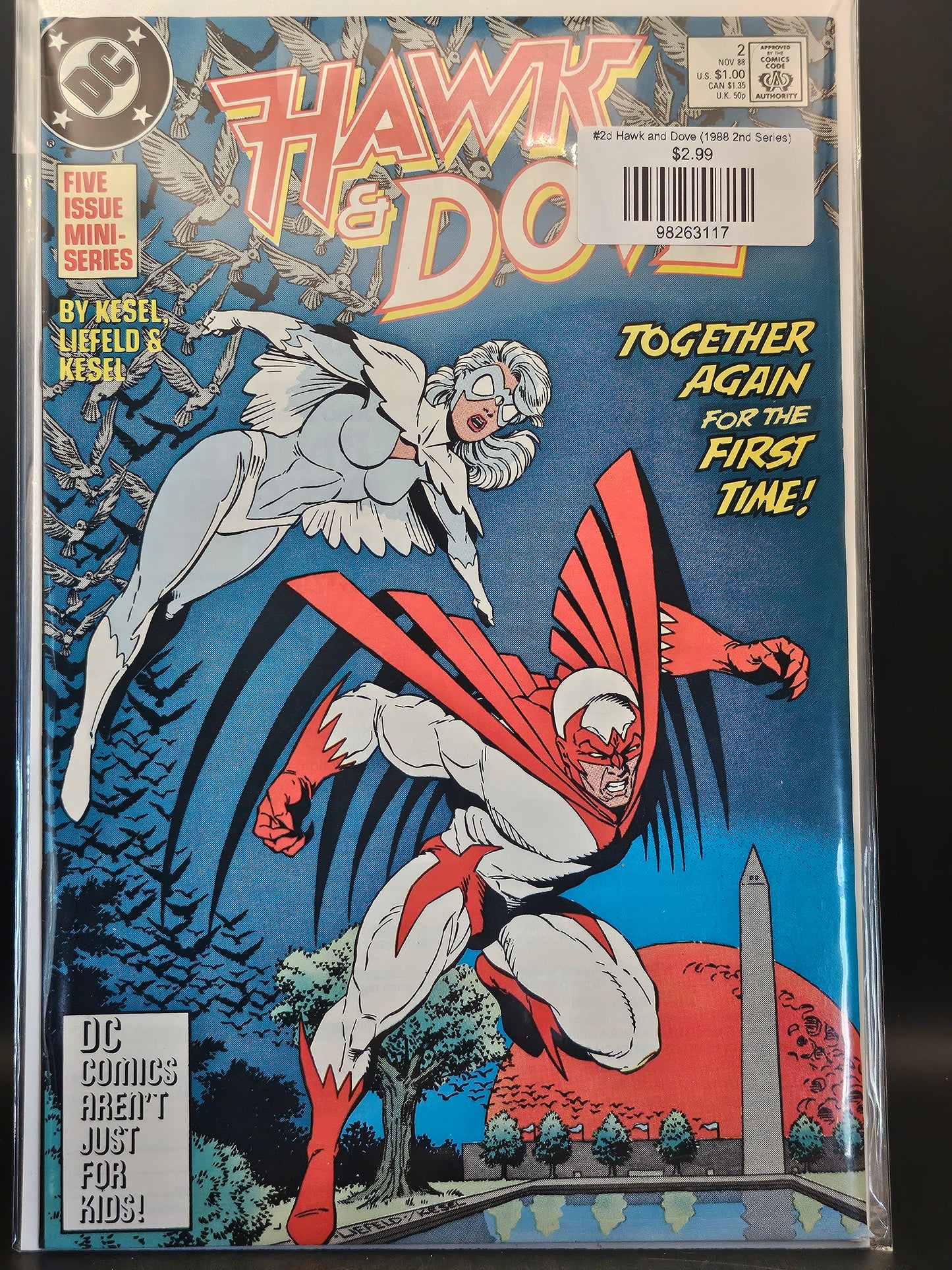 #2d Hawk and Dove (1988 2nd Series)