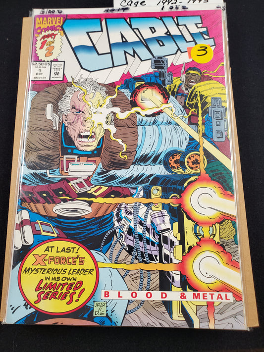 Cable: Blood and Metal – Marvel Comics – 1992 – Volume 1 – Limited Series – #1 of 2
