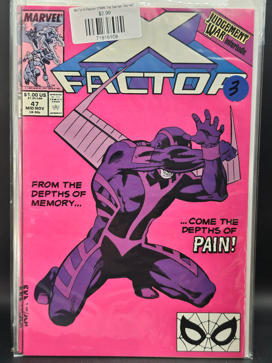 #47d X-Factor (1986 1st Series Marvel)