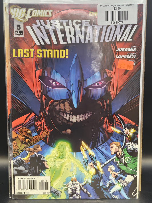 #5 Justice League International (2011)