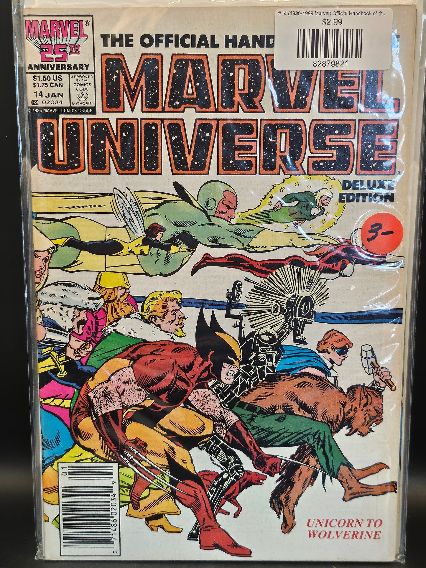 #14 (1985-1988 Marvel) Official Handbook of the Marvel Universe Deluxe Edition
