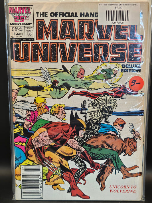 #14 (1985-1988 Marvel) Official Handbook of the Marvel Universe Deluxe Edition