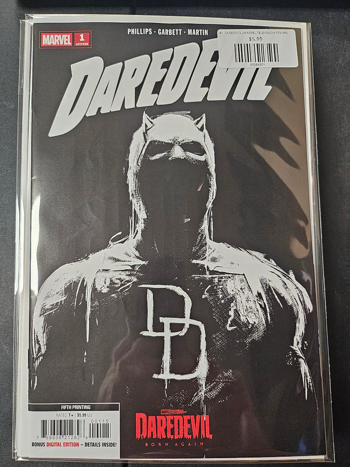 #1 DAREDEVIL (MARVEL TELEVISION 5TH PRINTING VARIANT)