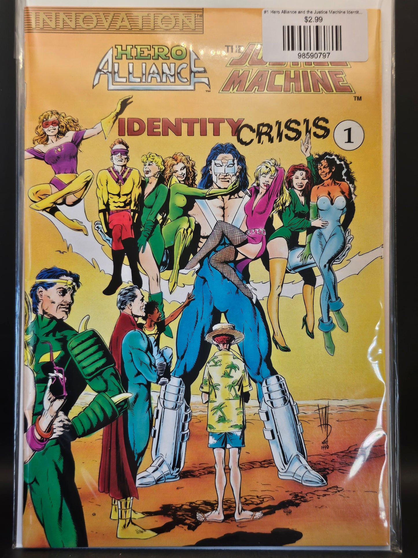 #1 Hero Alliance and the Justice Machine Identity Crisis (1990)