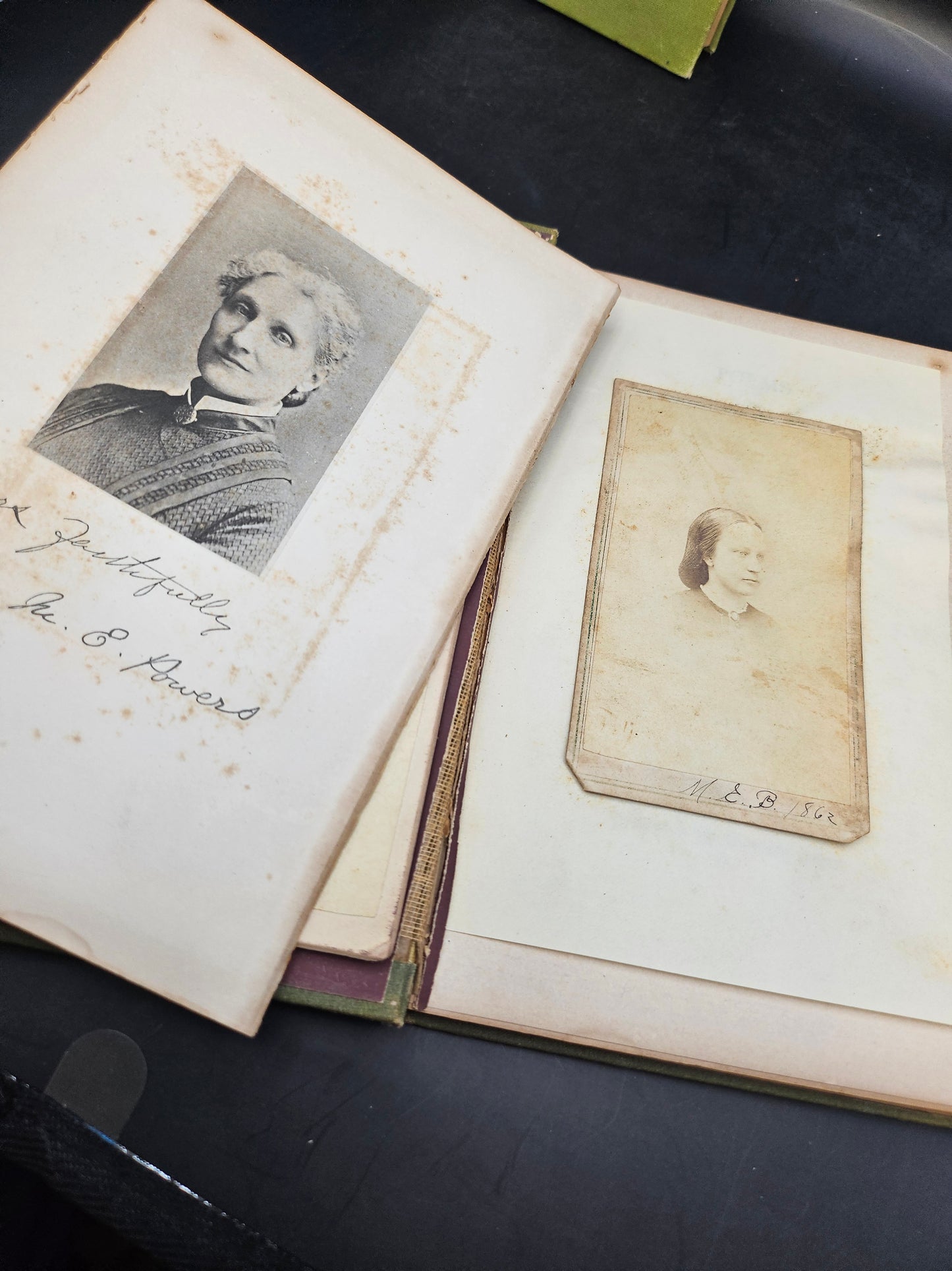 2 vintage Books FOLK STORIES 1899  & 1892 book of Poems by Martha Powers hard covered