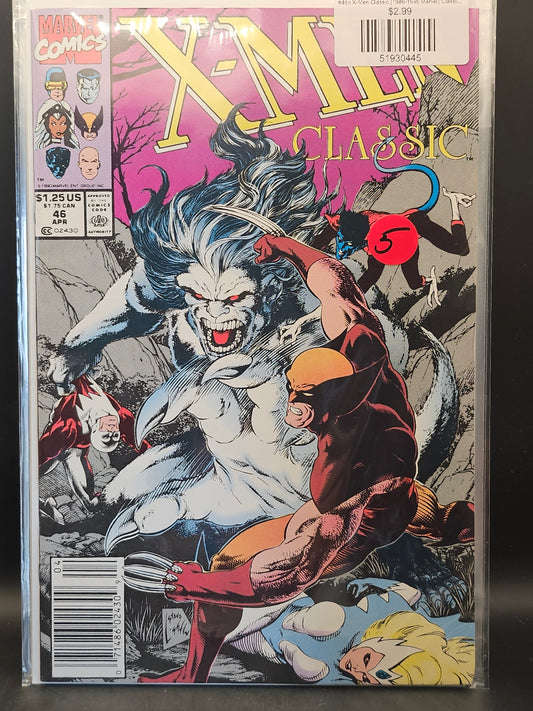 #46n X-Men Classic (1986-1995 Marvel) Classic X-Men