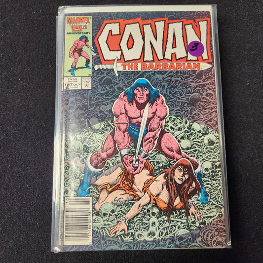 Conan the Barbarian – Marvel Comics – 1970–1993 – Volume 1 – Ongoing Series – #187