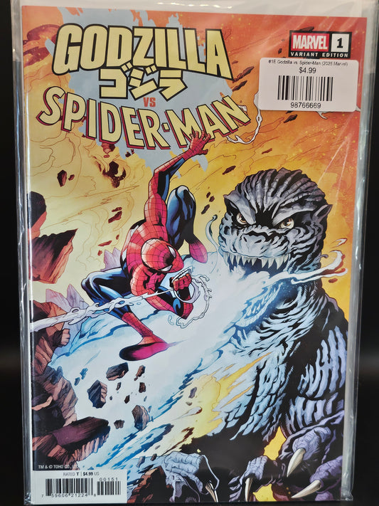 #1E Godzilla vs. Spider-Man (2025 Marvel)