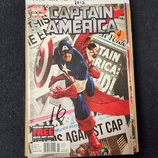 Captain America – Marvel – 2011–2012 – Volume 6 – Ongoing Series – #15