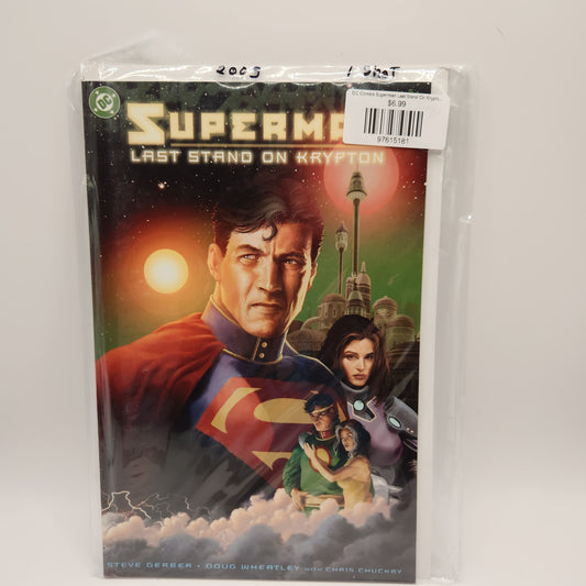 DC Comics Superman Last Stand On Krypton TPB