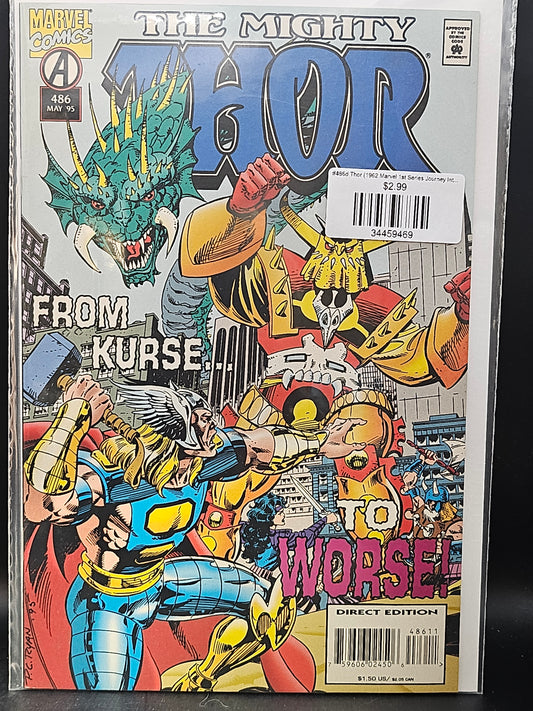 #486d Thor (1962 Marvel 1st Series Journey Into Mystery)