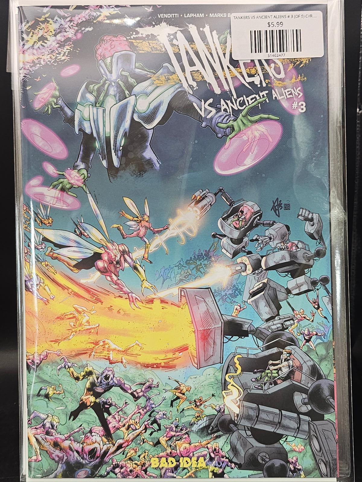 TANKERS VS ANCIENT ALIENS # 3 (OF 5) CVR A FEDERICA MANCIN