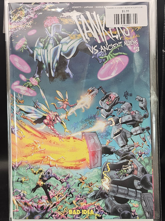 TANKERS VS ANCIENT ALIENS # 3 (OF 5) CVR A FEDERICA MANCIN