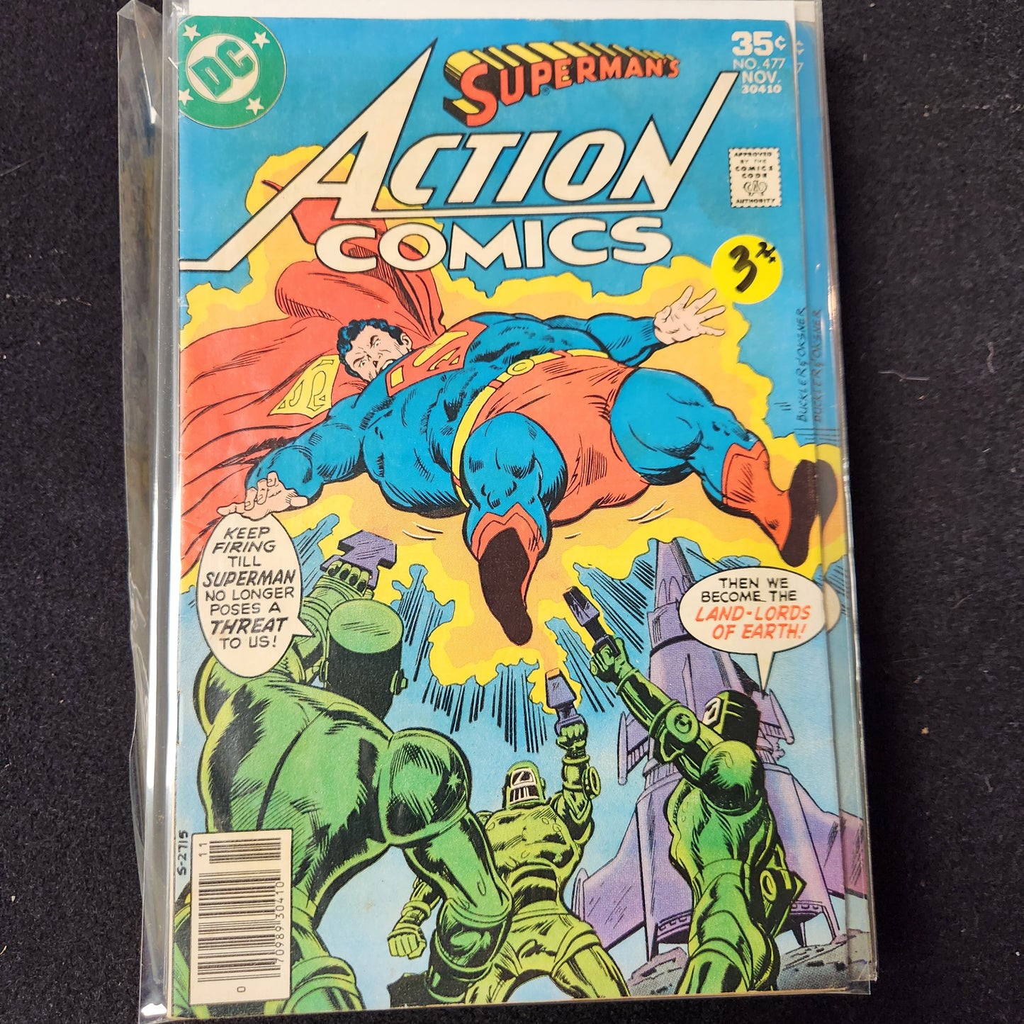 Action Comics #477 - The Landlords of Earth (DC 1977)