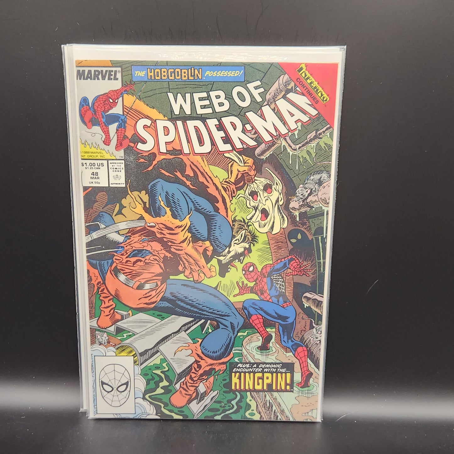 #48D Web of Spider-Man (1985 1st Series)