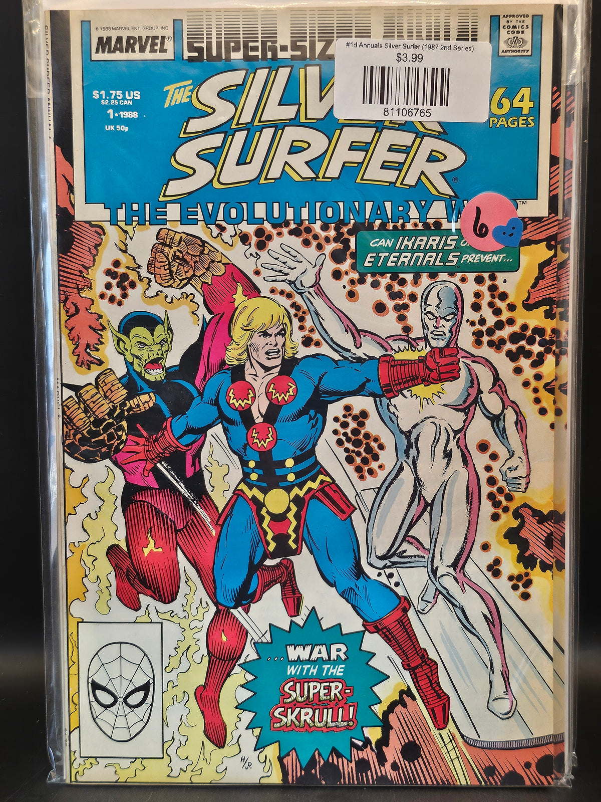 #1d Annuals Silver Surfer (1987 2nd Series)