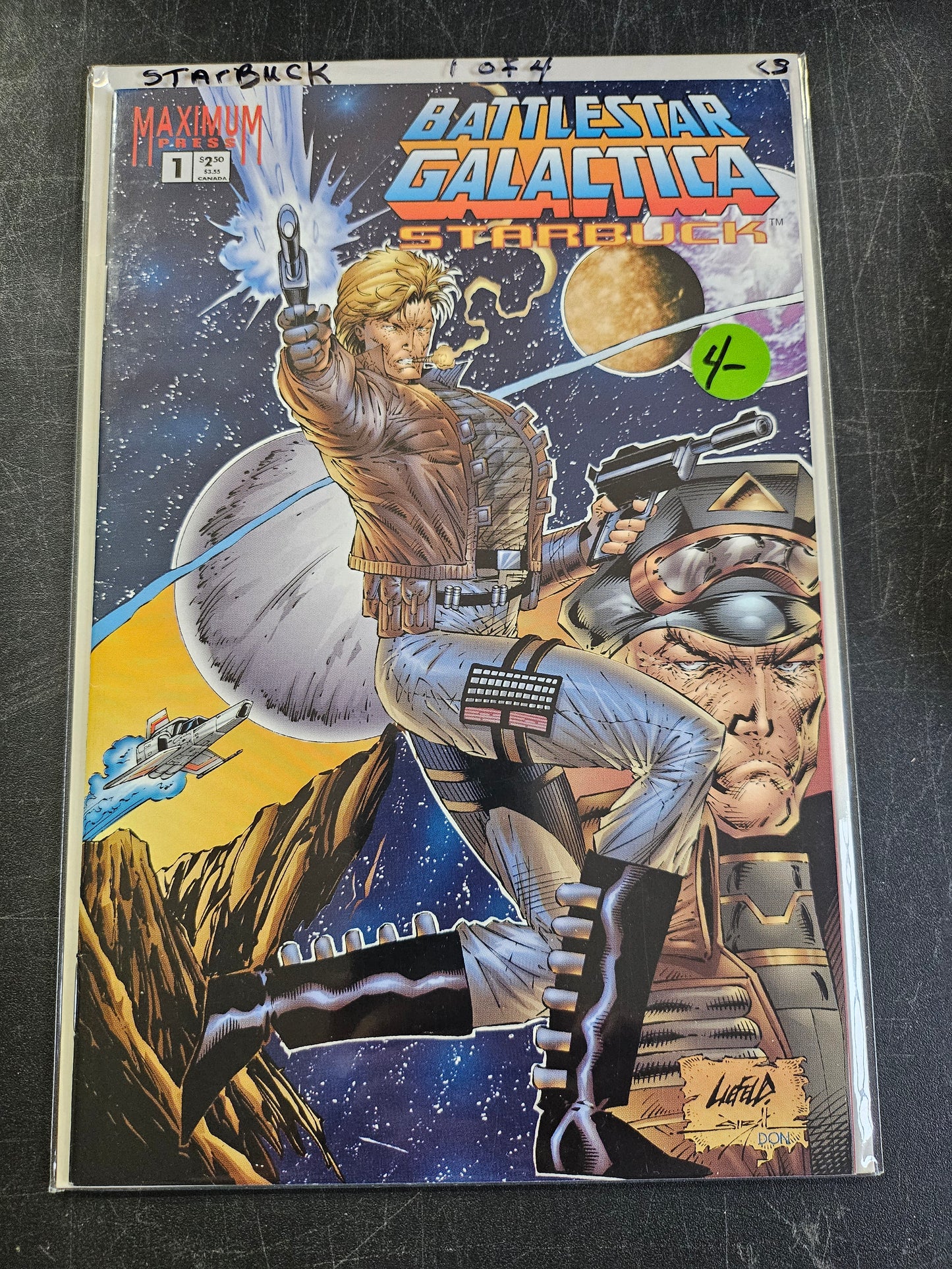 Battlestar Galactica: Starbuck – Maximum Press – (1995–1996) – Volume 1 – Limited Series - #1 of 4