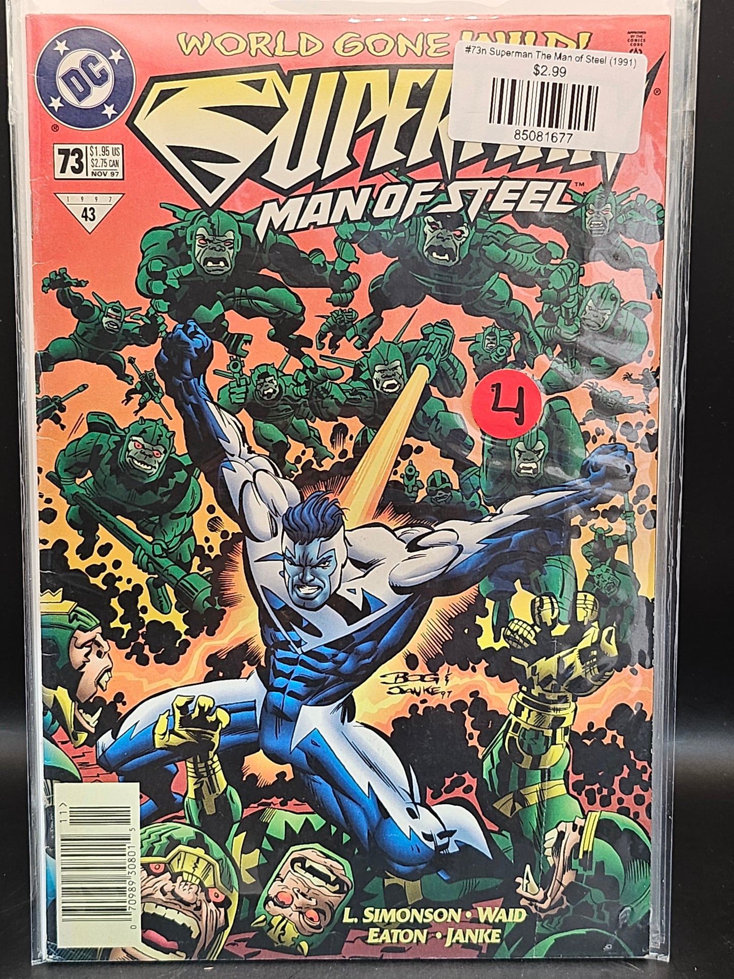 #73n Superman The Man of Steel (1991)