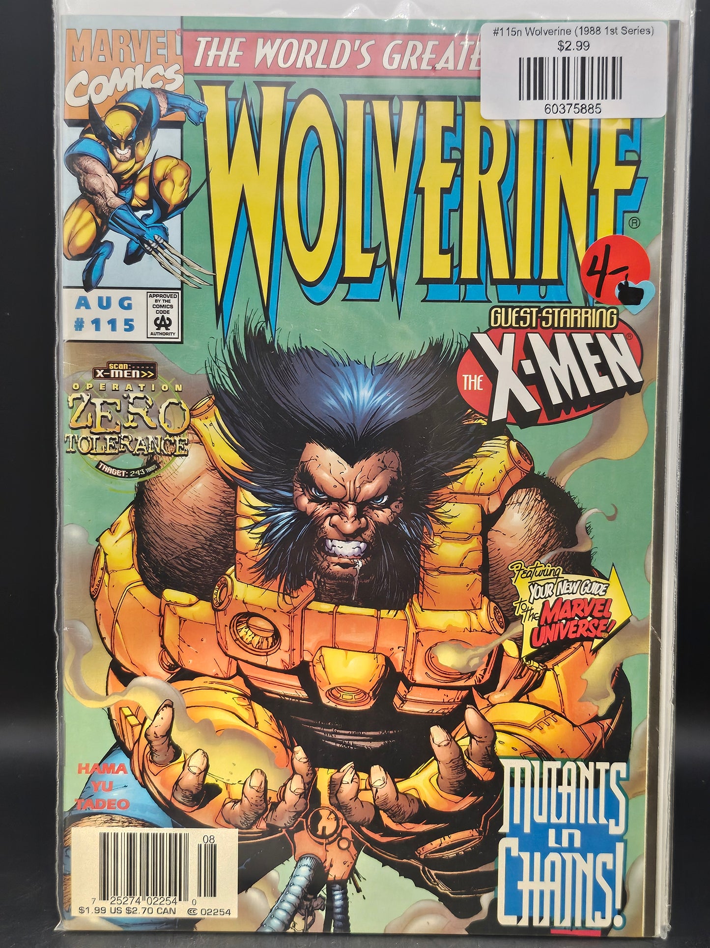 #115n Wolverine (1988 1st Series)