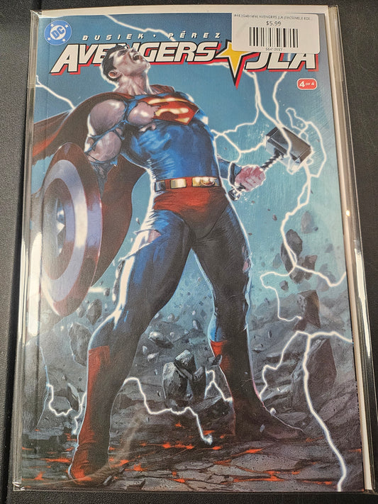 #4E (Gabriele) AVENGERS JLA (FACSIMILE EDITION GABRIELE DELL OTTO WRAPAROUND VAR)