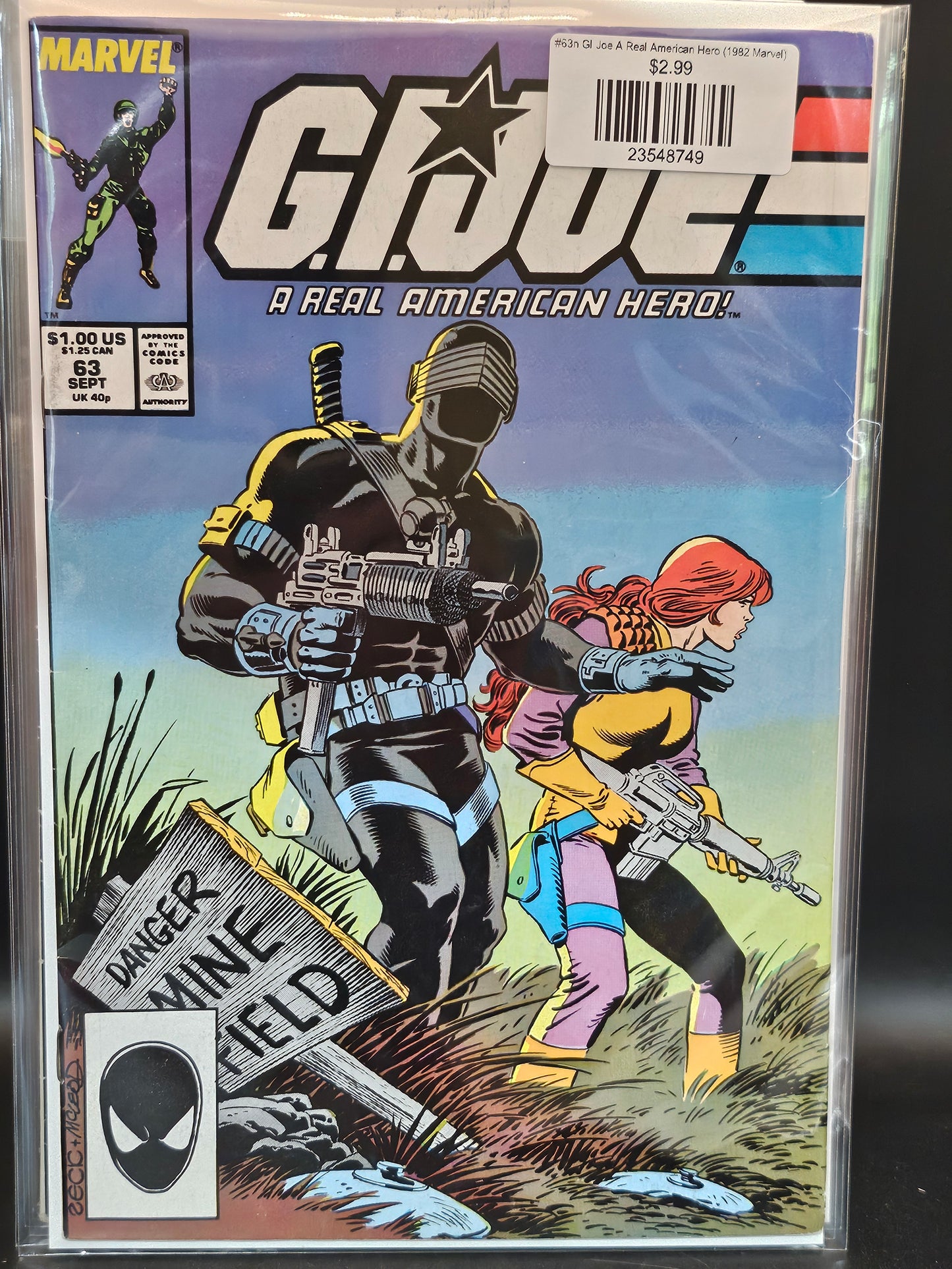 #63n GI Joe A Real American Hero (1982 Marvel)
