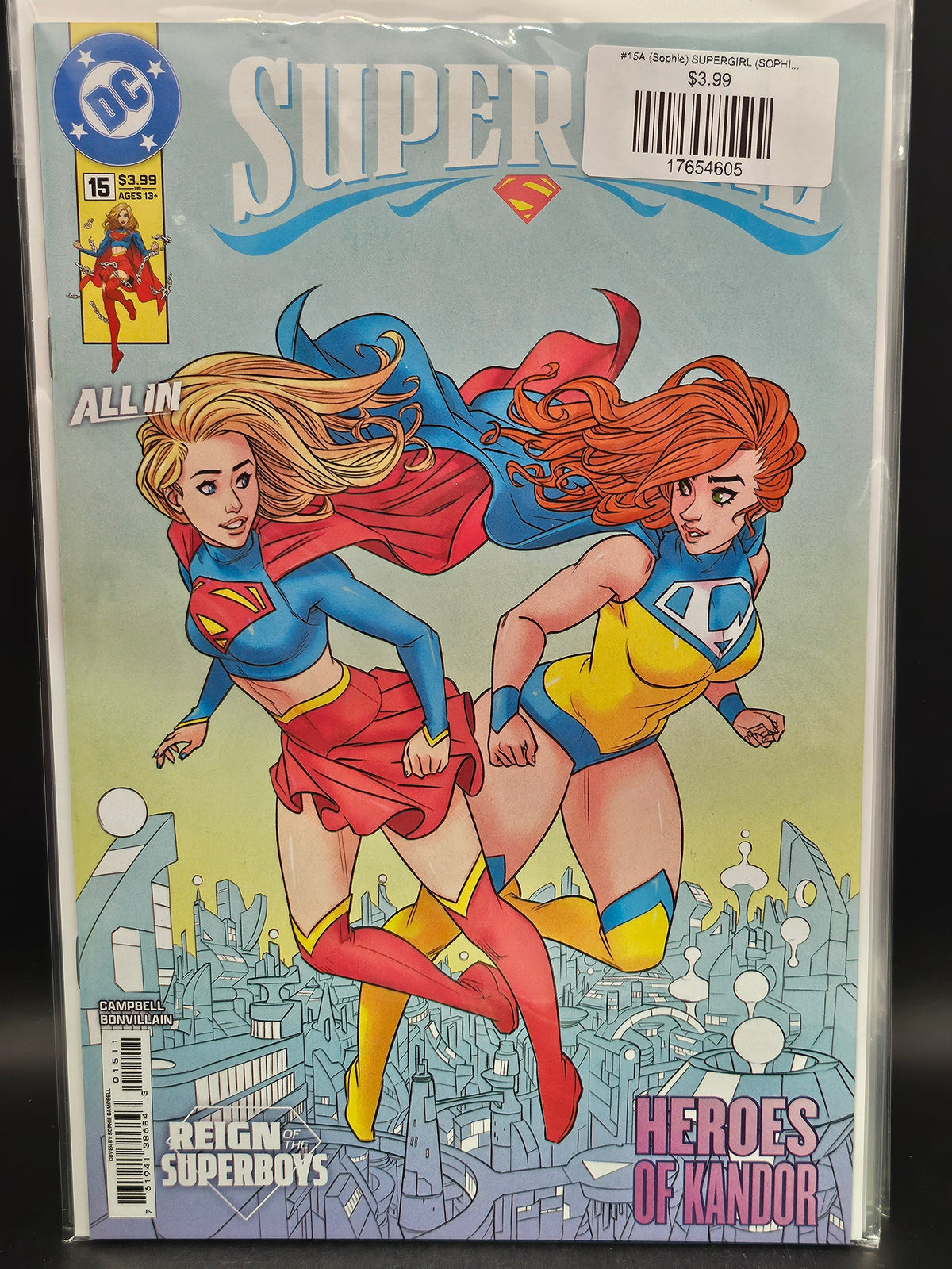 #15A (Sophie) SUPERGIRL (SOPHIE CAMPBELL THE REIGN OF THE SUPERBOYS)