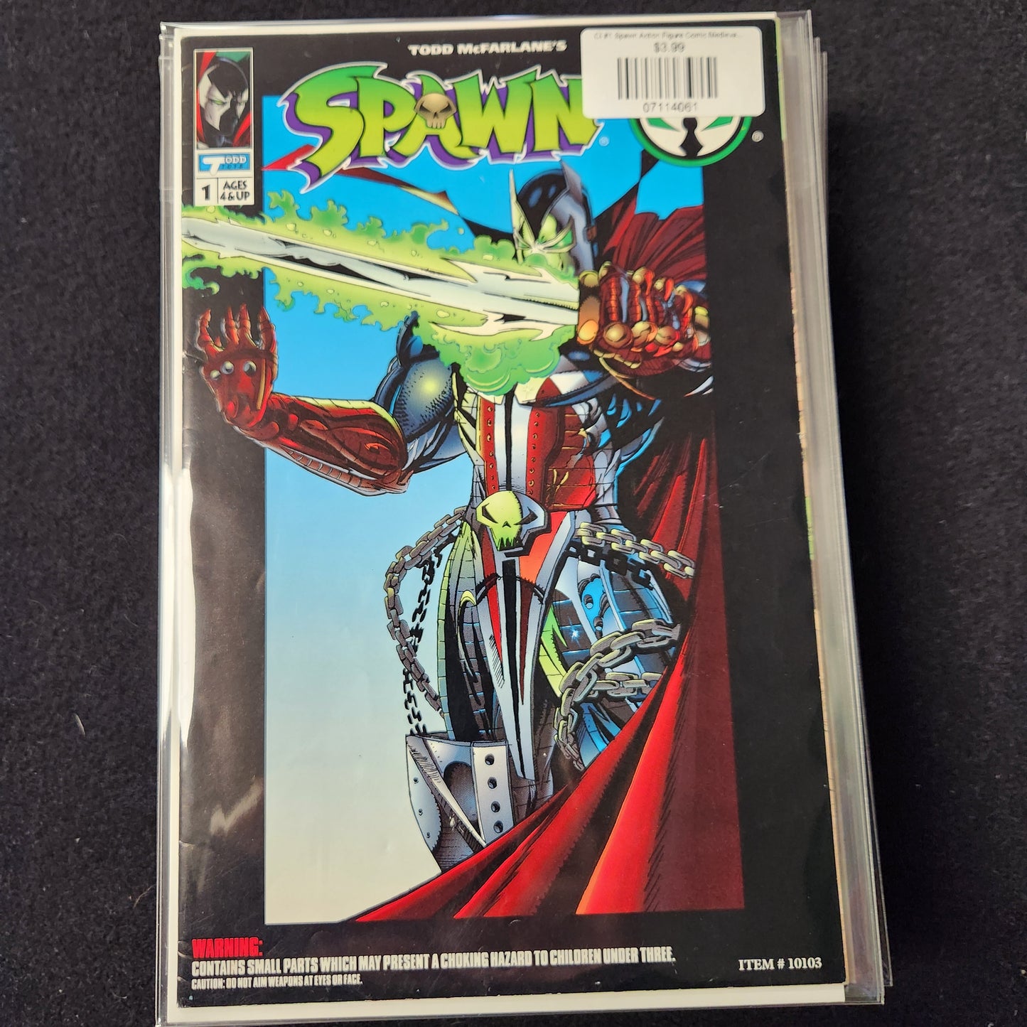 CI #1 Spawn Action Figure Comic Medieval Spawn (1994)