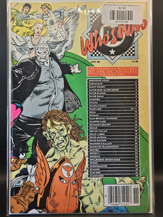#21 Who's Who The Definitive Directory of the DC Universe (1985)