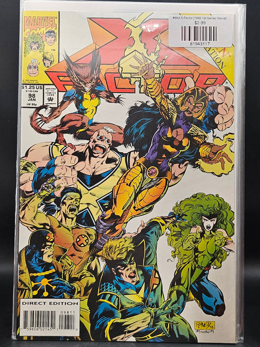 #98d X-Factor (1986 1st Series Marvel)