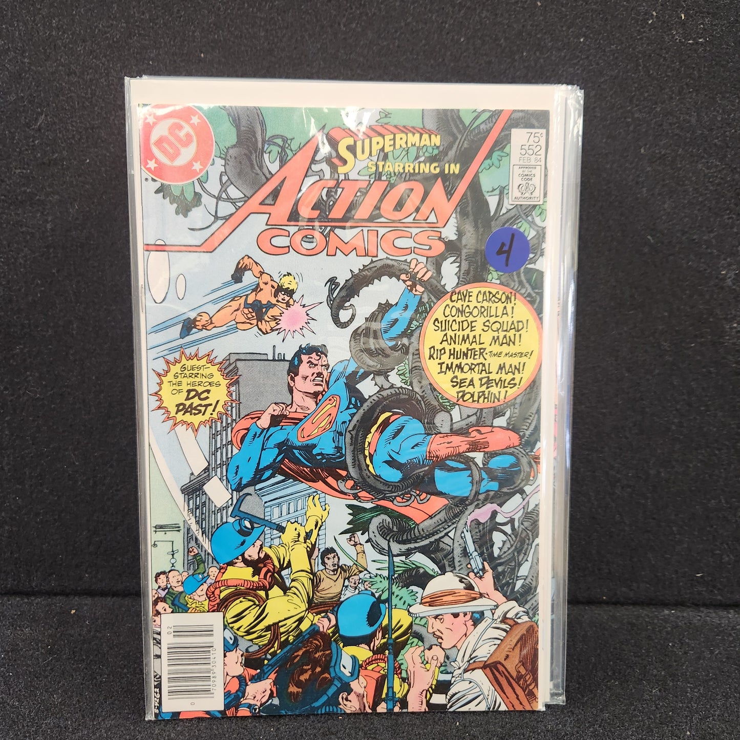 Action Comics #552 - The Heroes of DC's Past (DC 1984)