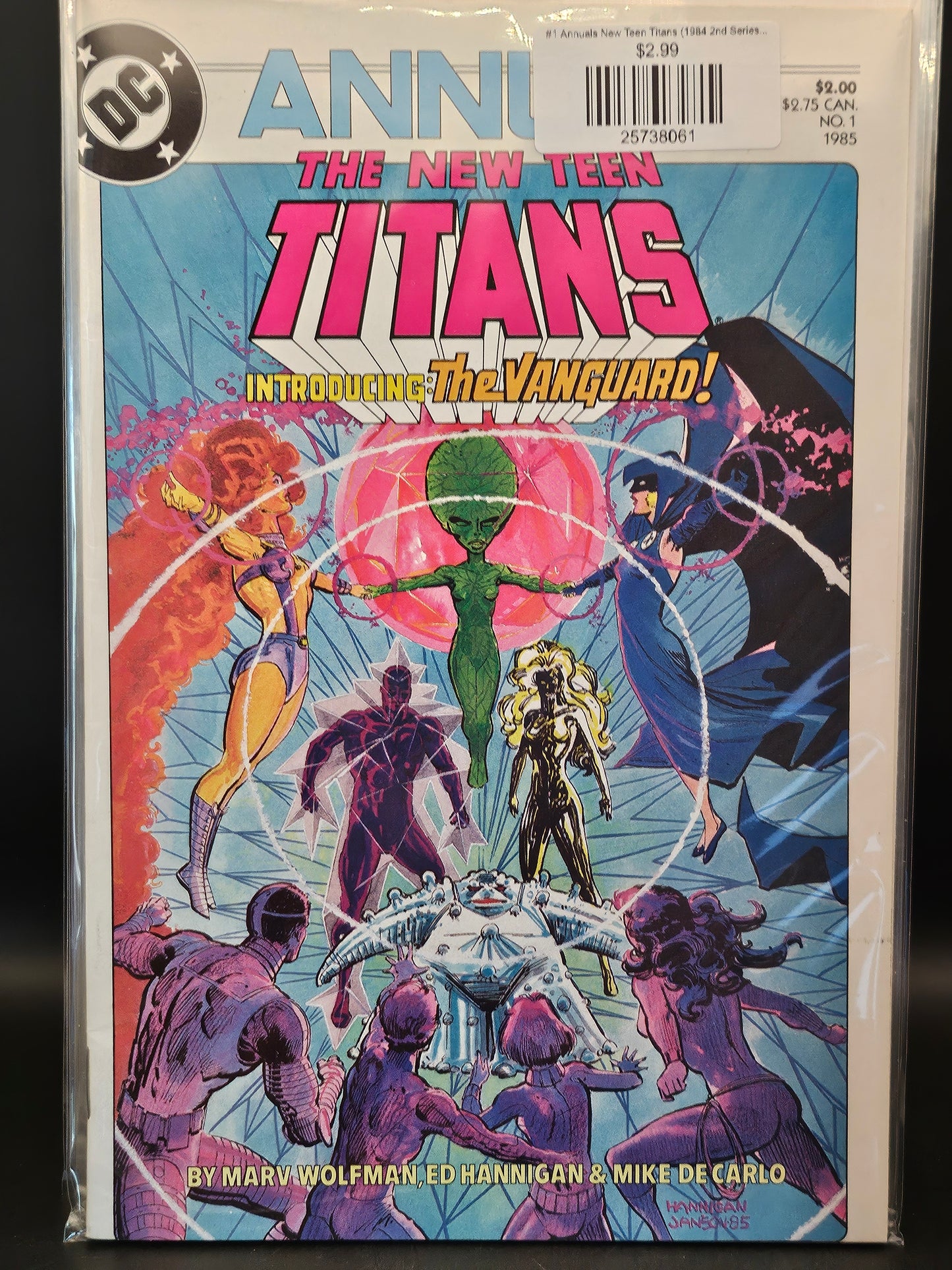 #1 Annuals New Teen Titans (1984 2nd Series) New Titans