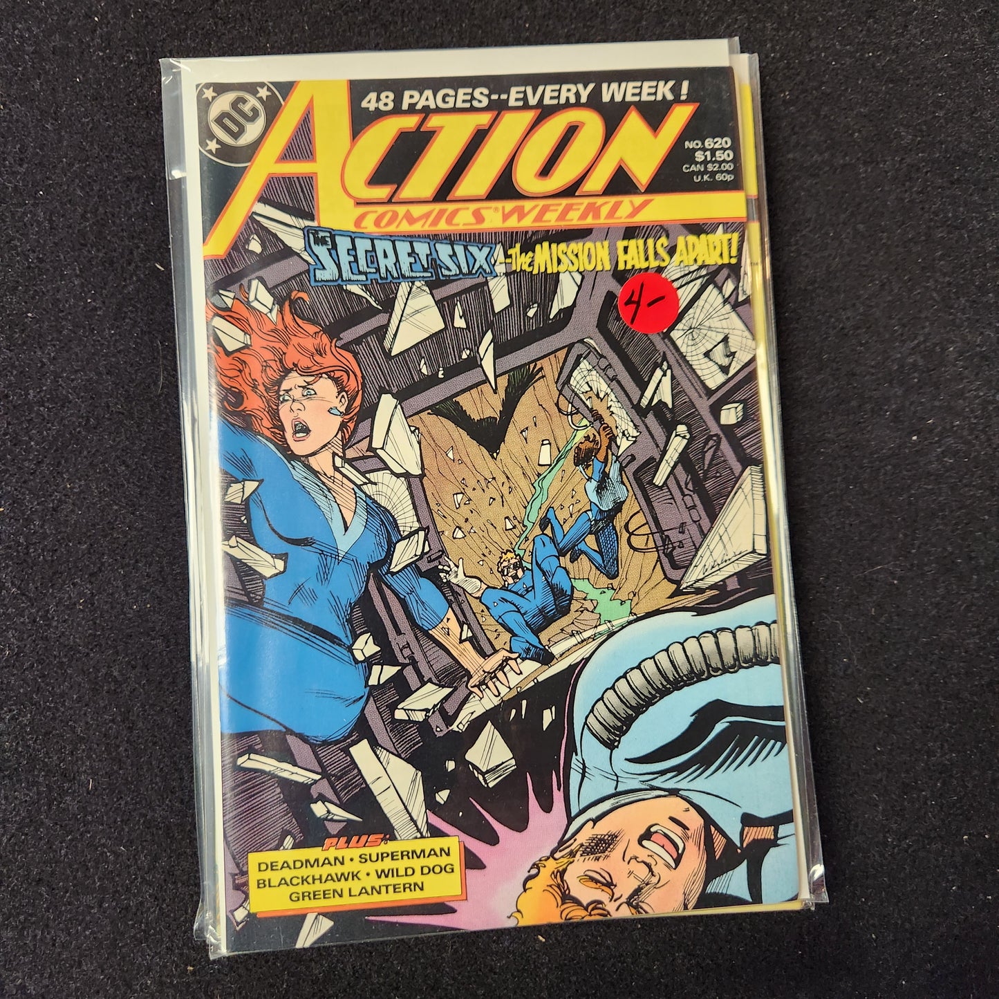 Action Comics #620 - Featuring Blackhawk (DC 1988)