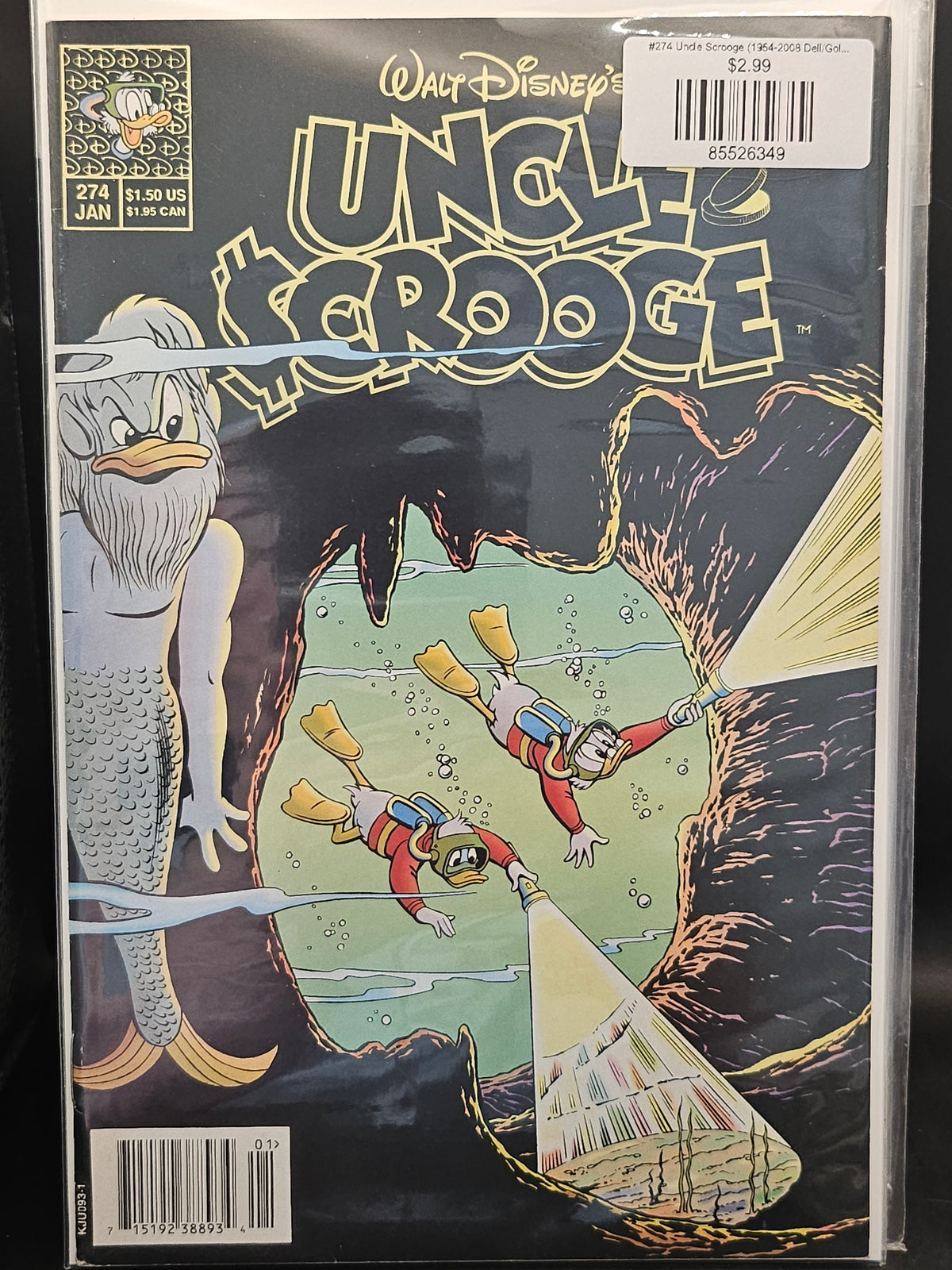 #274 Uncle Scrooge (1954-2008 Dell/Gold Key/Gladstone/Gemstone)