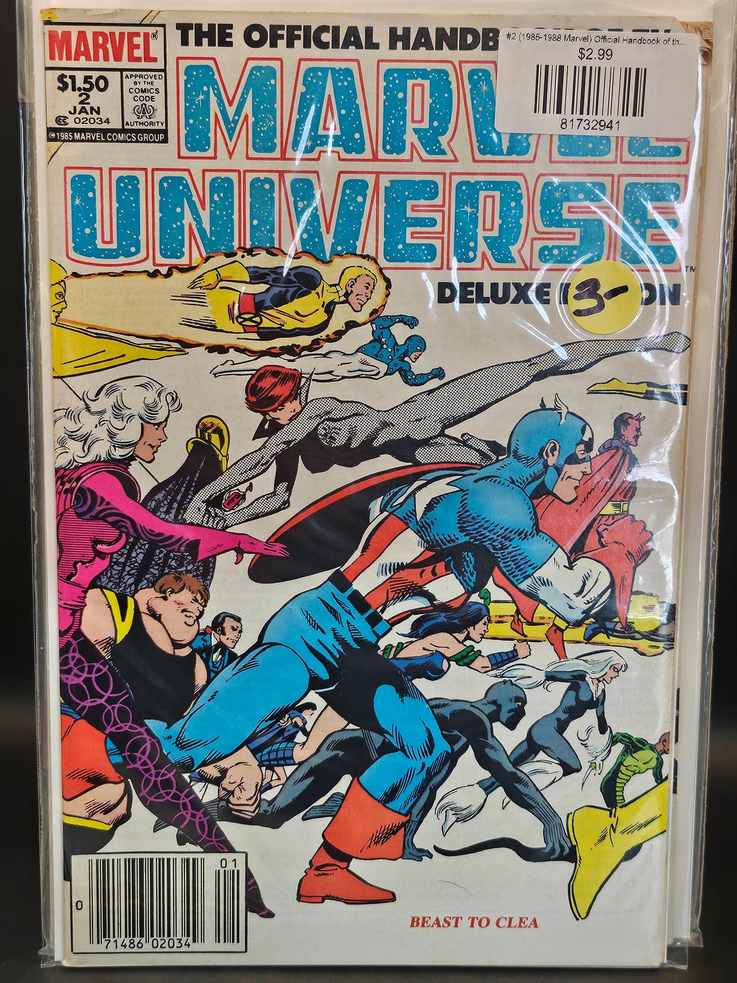 #2 (1985-1988 Marvel) Official Handbook of the Marvel Universe Deluxe Edition