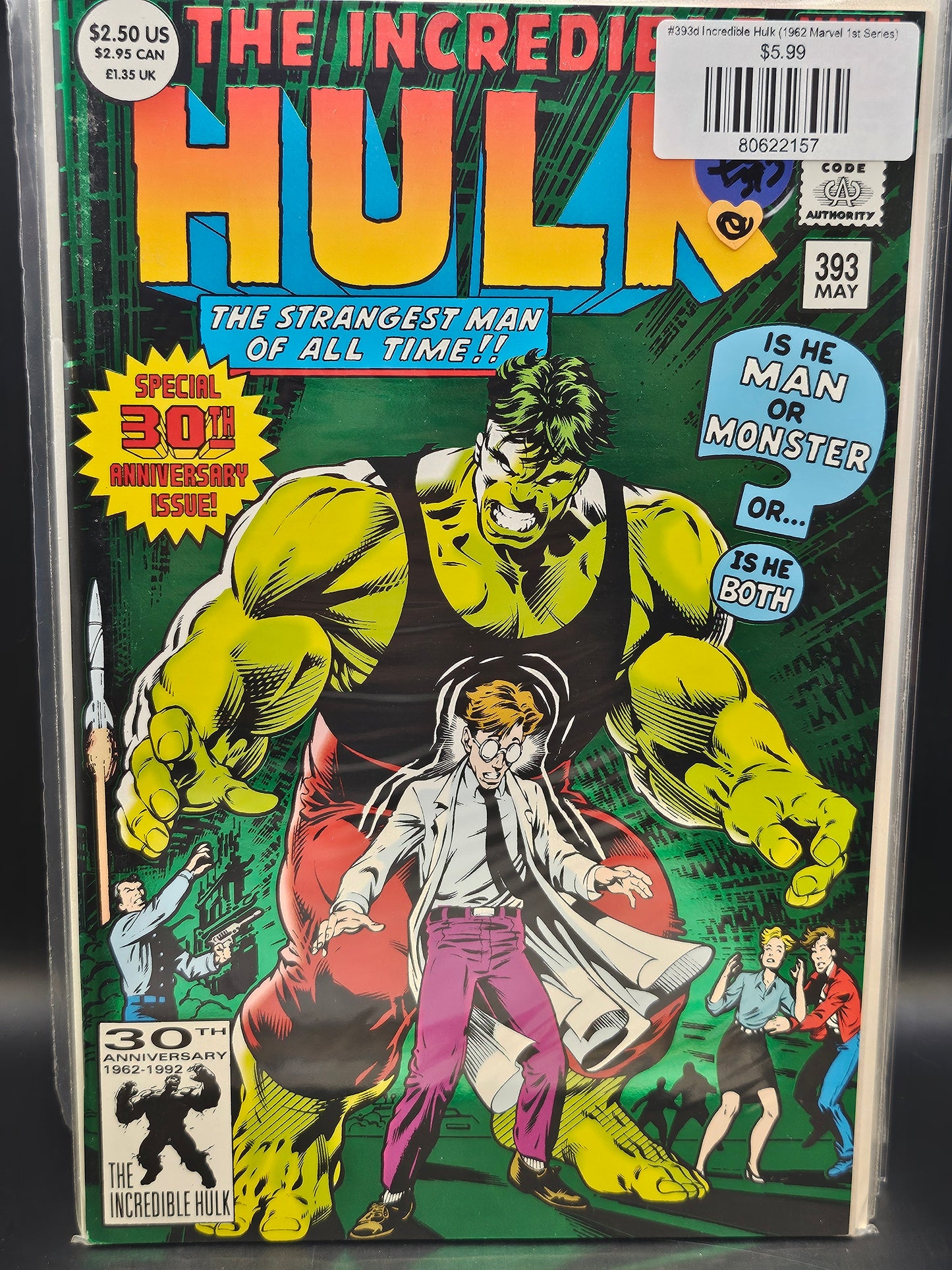 #393d Incredible Hulk (1962 Marvel 1st Series)