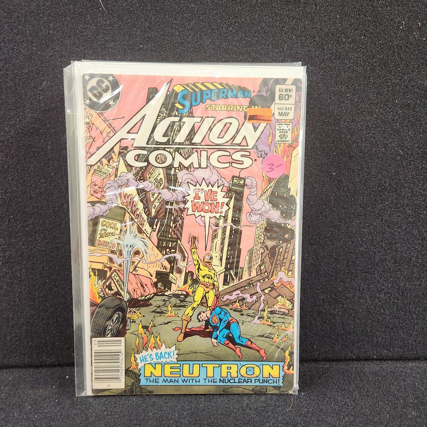 Action Comics #543 - The Man with the Nuclear Punch (DC 1983)