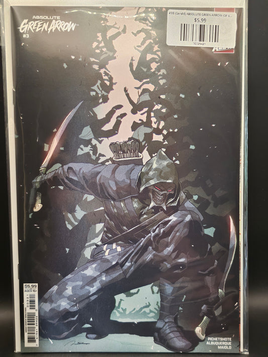 #3B (Gerald) ABSOLUTE GREEN ARROW (OF 6 GERALD PAREL CARD STOCK VAR)