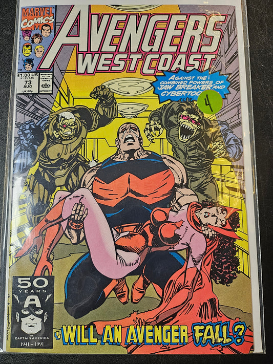 Avengers West Coast – Marvel Comics – (1989–1994) – Volume 1 – #73