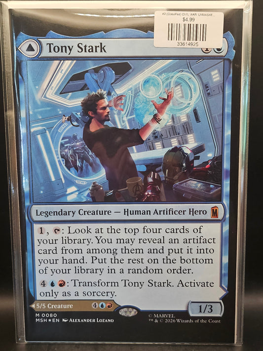 #2 (Classified) CIVIL WAR: UNMASKED (CLASSIFIED ARTIST MAGIC: THE GATHERING VARIANT)
