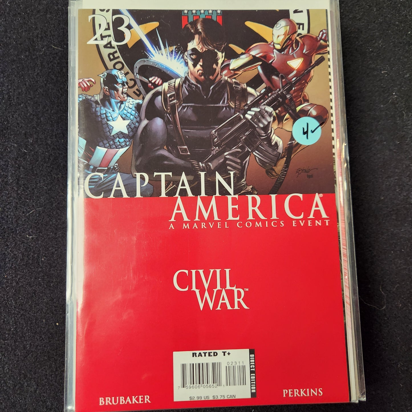 Captain America – Marvel – 2005–2011 – Volume 5 – Ongoing Series – #23