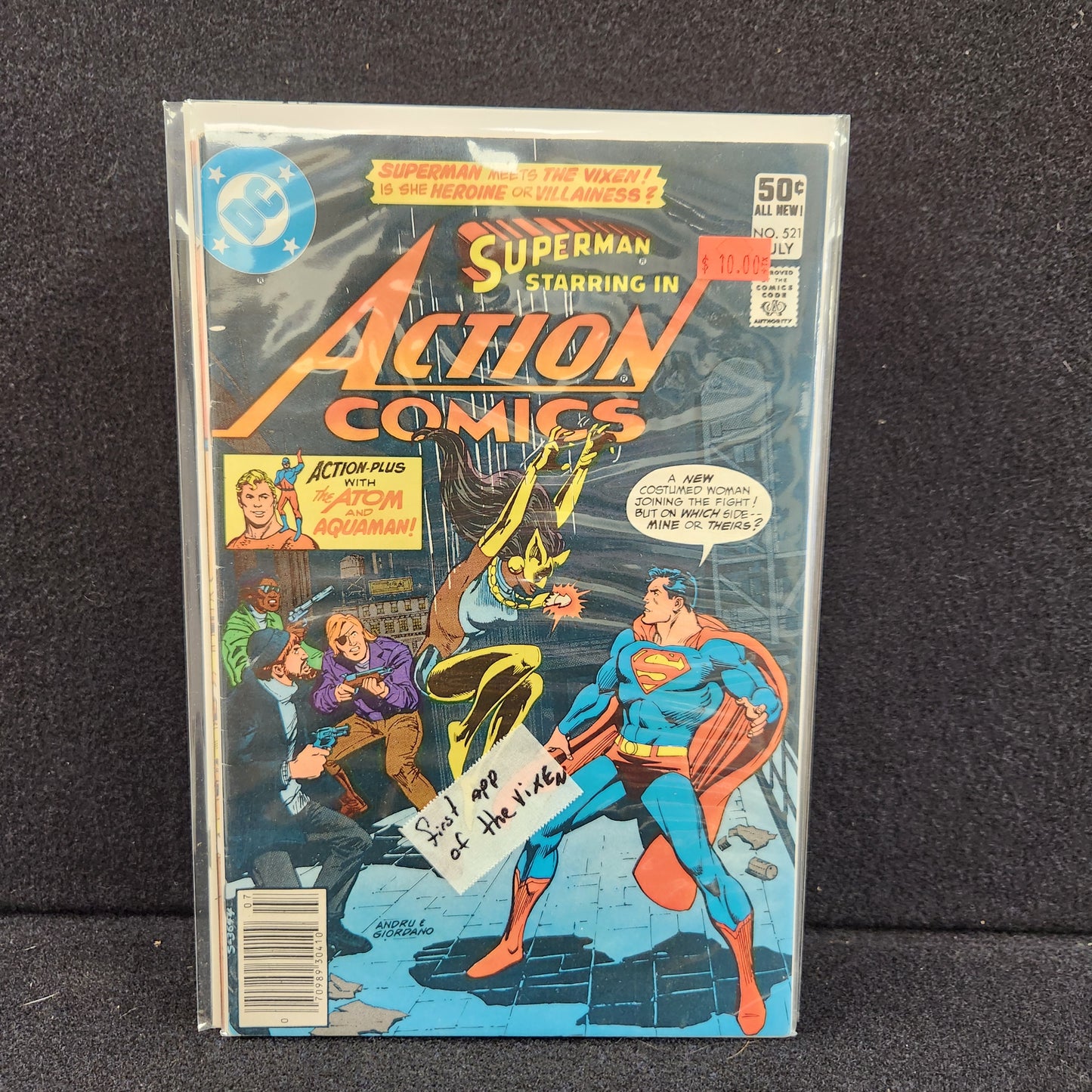 Action Comics #521 - First Appearance of Vixen (DC 1981)