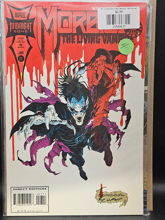 #17 Morbius the Living Vampire (1992 Marvel)