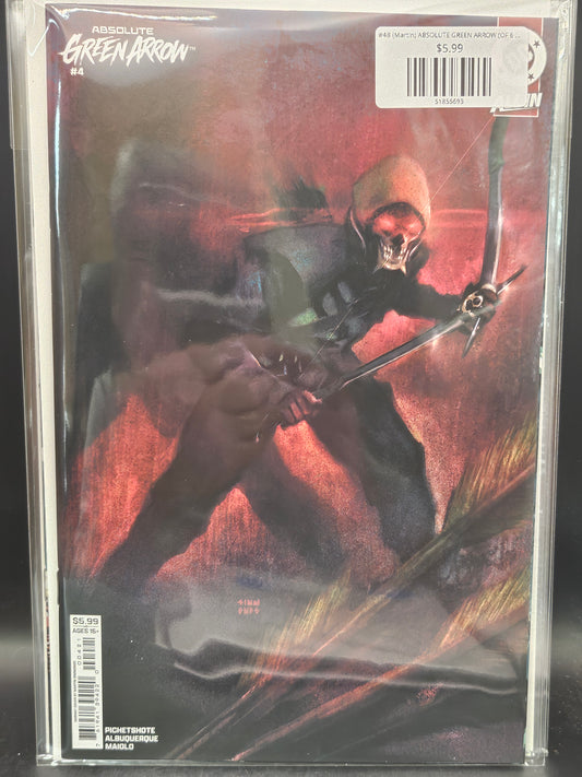 #4B (Martin) ABSOLUTE GREEN ARROW (OF 6 MARTIN SIMMONDS CARD STOCK VAR)
