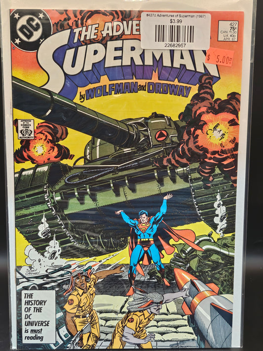 #427d Adventures of Superman (1987)