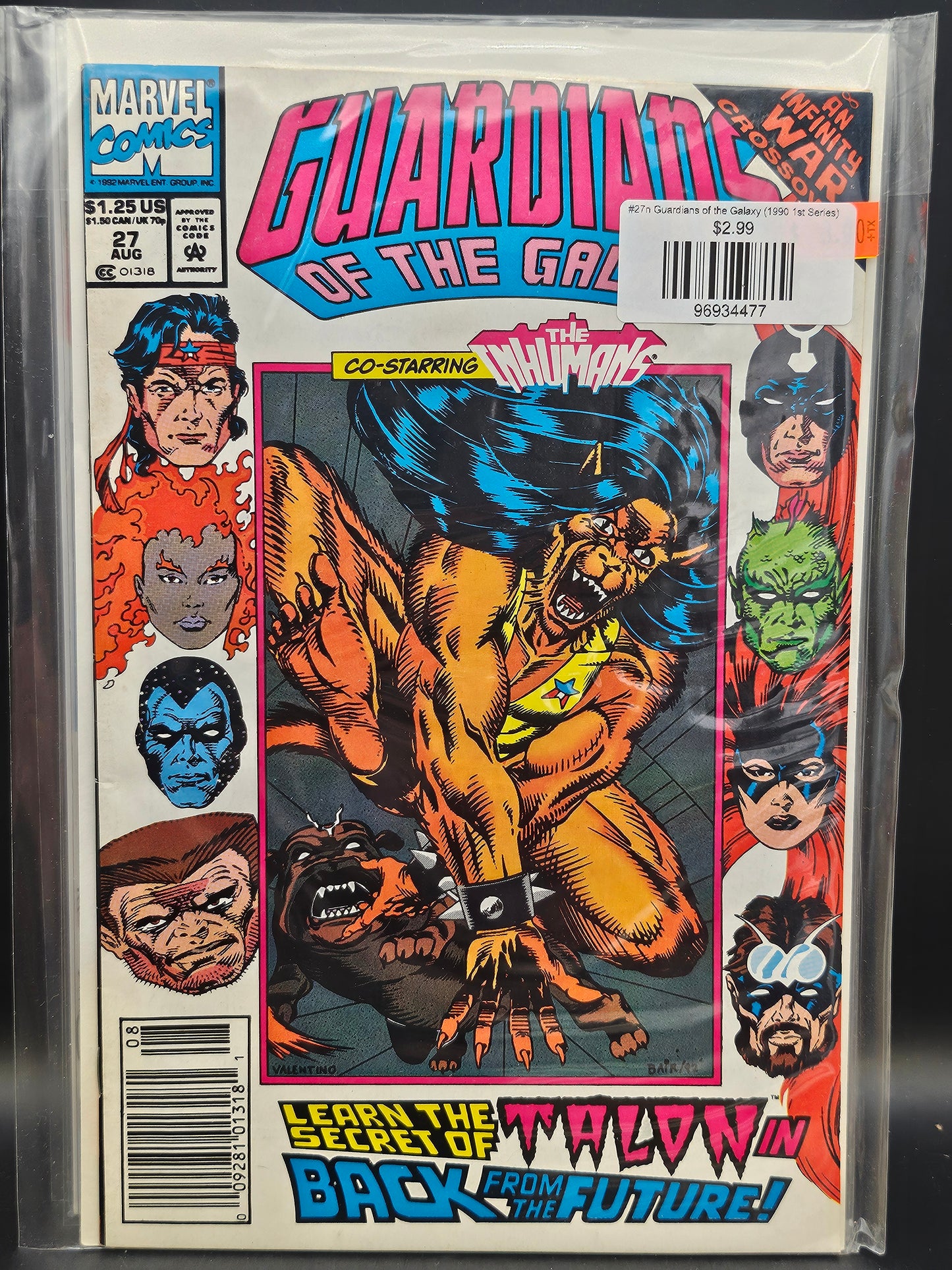 #27n Guardians of the Galaxy (1990 1st Series)